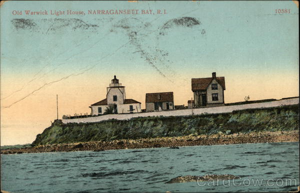 Old Warwick Light House Narragansett Bay Rhode Island