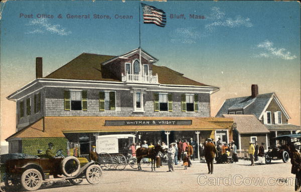 Post Office & General Store Ocean Bluff Massachusetts