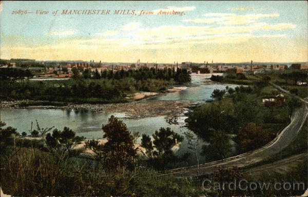 View of City from Ameskoeg Manchester New Hampshire