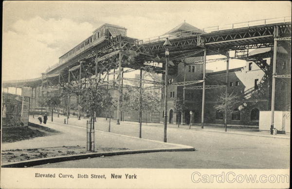 Elevated Curve, 118th Street New York
