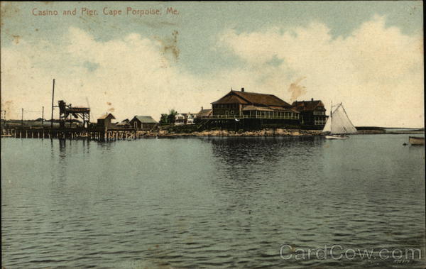 Casino and Pier Cape Porpoise Maine