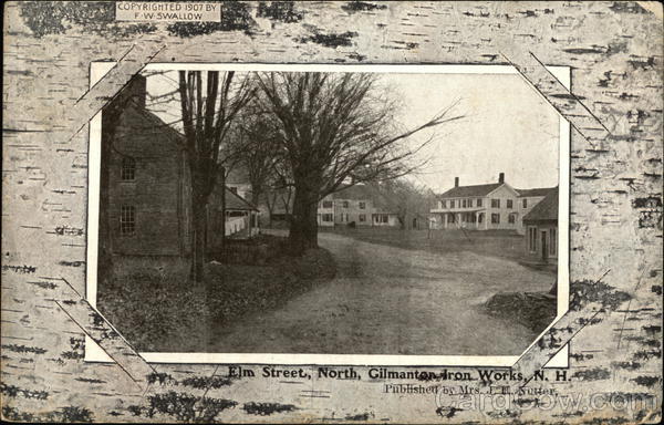 Elm Street North, Gilmanton Iron Works New Hampshire