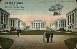 Harvard Medical School Courtyards Postcard
