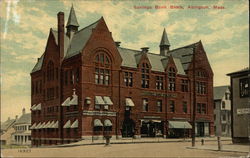 Savings Bank Block Postcard