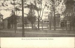 Home Lawn Sanitarium Martinsville, IN Postcard Postcard Postcard