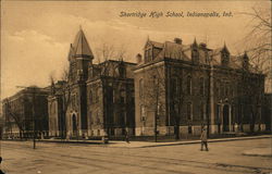 Shortridge High School Postcard