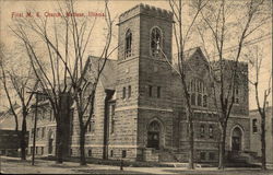 First M.E. Church Mattoon, IL Postcard Postcard Postcard