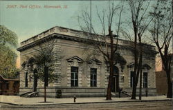 Post Office Building Monmouth, IL Postcard Postcard Postcard