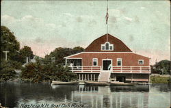 Boat Club House Nashua, NH Postcard Postcard Postcard