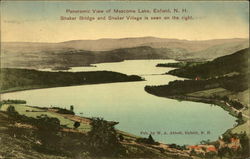 Panoramic View of Mascoma Lake Postcard