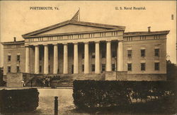 U.S. Naval Hospital Postcard
