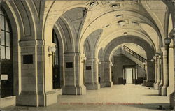 Main Corridor, New Post Office Providence, RI Postcard Postcard Postcard