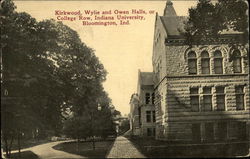 Kirkwood, Wylie and Owen Halls Postcard