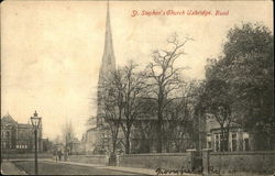 St. Stephen's Church, Uxbridge Road London, England Postcard Postcard Postcard