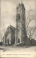 St. Lawrence Church New Bedford, MA Postcard Postcard Postcard