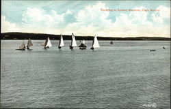 Yachting in Sydney Harbour Cape Breton, Australia Postcard Postcard Postcard