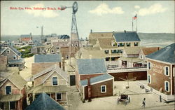 Birds Eye View of Town Postcard