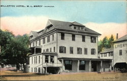 View of Hotel Millerton, NY Postcard Postcard Postcard