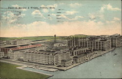 Plant of Morgan & Wright Detroit, MI Postcard Postcard Postcard
