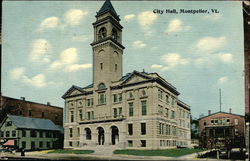City Hall Montpelier, VT Postcard Postcard Postcard