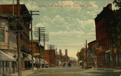 Seneca Street looking North Weedsport, NY Postcard Postcard 
