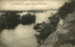 Overlooking Out-of-Sight Channel Postcard