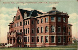 Science Hall, University of Washington Postcard