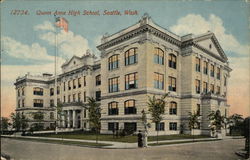 Queen Anne High School Postcard