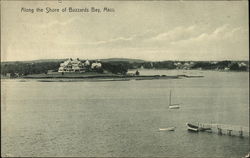 Along the Shore Buzzards Bay, MA Postcard Postcard Postcard