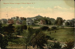 Mansion House Cottages Fishers Island, NY Postcard Postcard Postcard