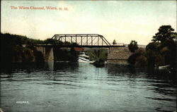 The Wiers Channel Laconia, NH Postcard Postcard Postcard