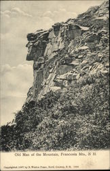 Old Man of the Mountain Postcard