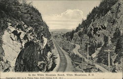 In the White Mountain Notch Postcard
