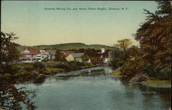 Oneonta Mining Co. and Water Power Supply New York Postcard Postcard Postcard