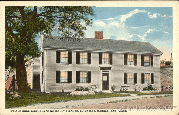 Ye Old Brig, Birthplace of Molly Pitcher Marblehead Massachusetts