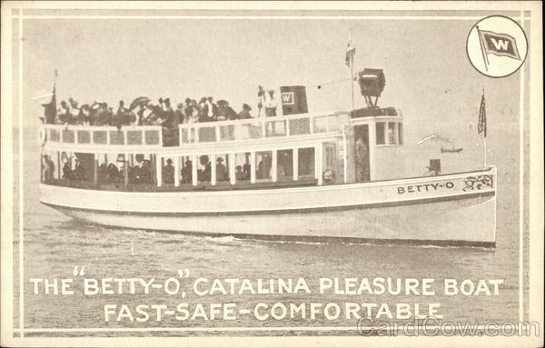 The Betty-O, Catalina Pleasure Boat Cruise Ships