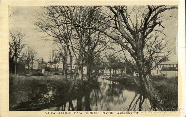 View Along Pawtucket River Ashaway Rhode Island