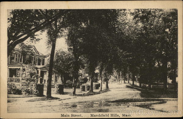 Main Street Marshfield Hills Massachusetts