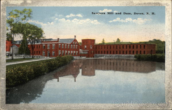 Sawyers Mill and Dam Dover New Hampshire