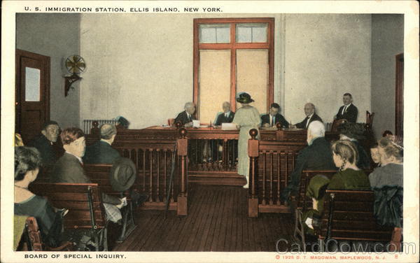 U.S. Immigration Station - Board of Special Inquiry Ellis Island New York