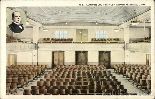 Auditorium, McKinley Memorial Niles Ohio