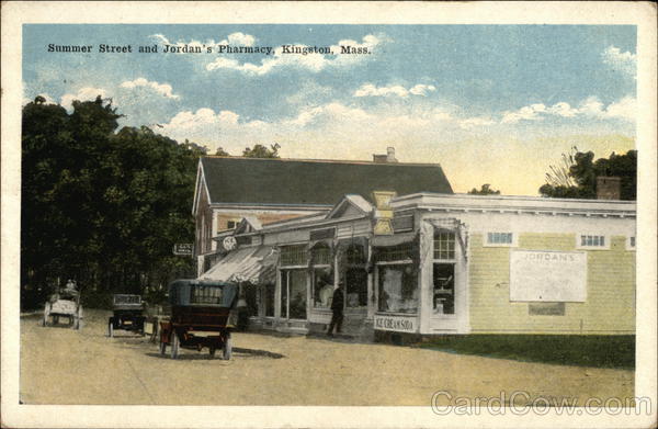 Summer Street and Jordan's Pharmacy Kingston Massachusetts