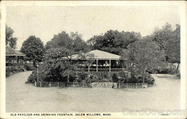 Old Pavilion and Drinking Fountain, Salem Willows Massachusetts