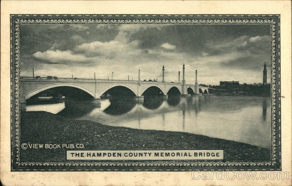 The Hampden County Memorial Bridge Springfield Massachusetts