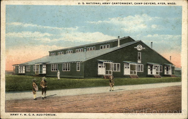 US Army YMCA Auditorium Ayer Massachusetts