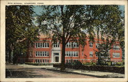 Rice School Stamford, CT Postcard Postcard Postcard