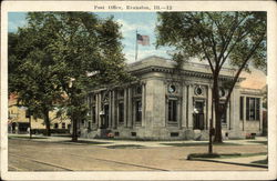 Post Office Evanston, IL Postcard Postcard Postcard