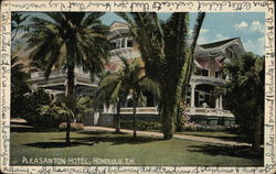Pleasanton Hotel Honolulu, HI Postcard Postcard Postcard