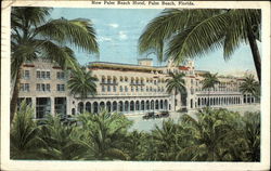 New Palm Beach Hotel Florida Postcard Postcard Postcard