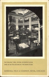 The Walnut Grill Room, Marshall Field & Company Chicago, IL Postcard Postcard Postcard